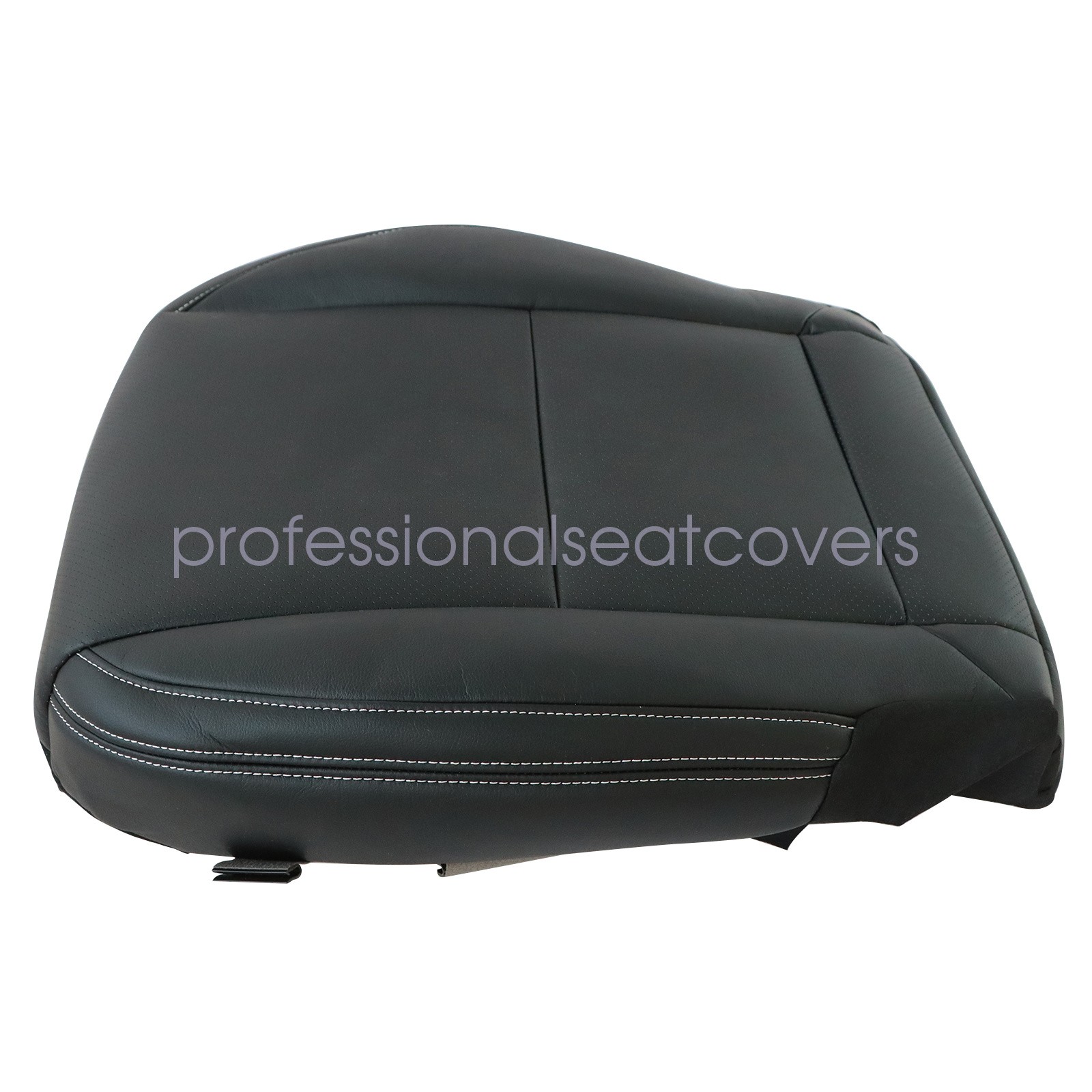 For 2010-15 Chevy Camaro Driver & Passenger Replacement Leather Seat Cover Black