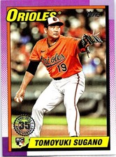 2025 Topps Update #U90-18 Tomoyuki Sugano 1990 Topps Baseball 35th Anniversary
