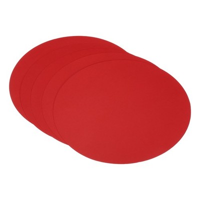 25Pcs 9.8-inch Round Cardboard Paper Blank Circles for DIY Craft Arts Red