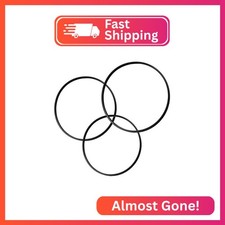 Koatukys 2 Drive Belts and 1 Door Belt Replacement for Sony CD Player Model CDP-