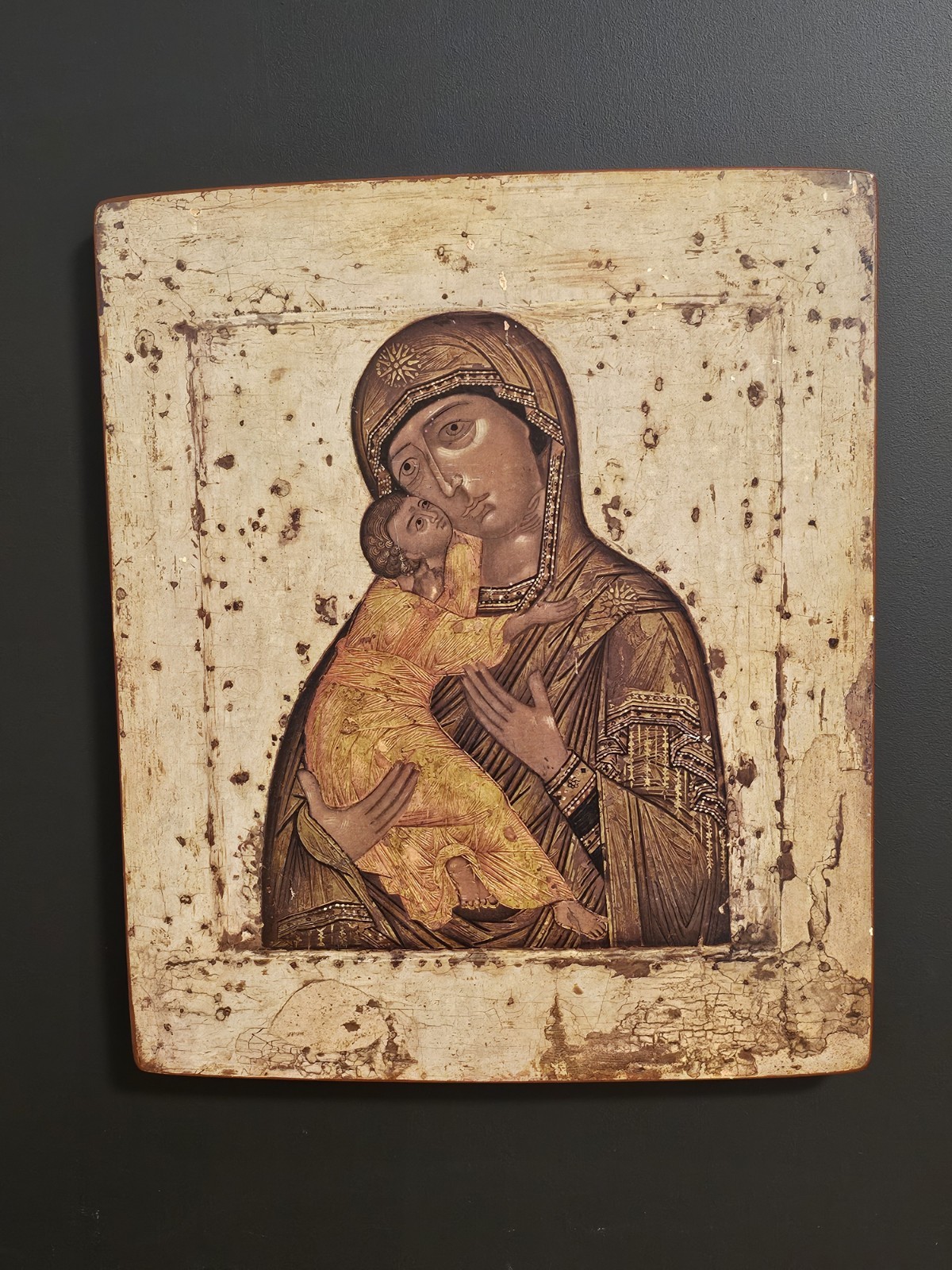 Ikone, Muttergottes Eleusa, Orthodox, Russland, Replika /M031