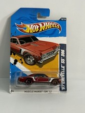 Hot Wheels 2012 Muscle Mania GM #110 '67 Chevelle SS 396 Dark Red