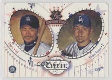2002 Donruss Diamond Kings Timeline Ichiro Suzuki Hideo Nomo #TL-2 HOF 0f4i
