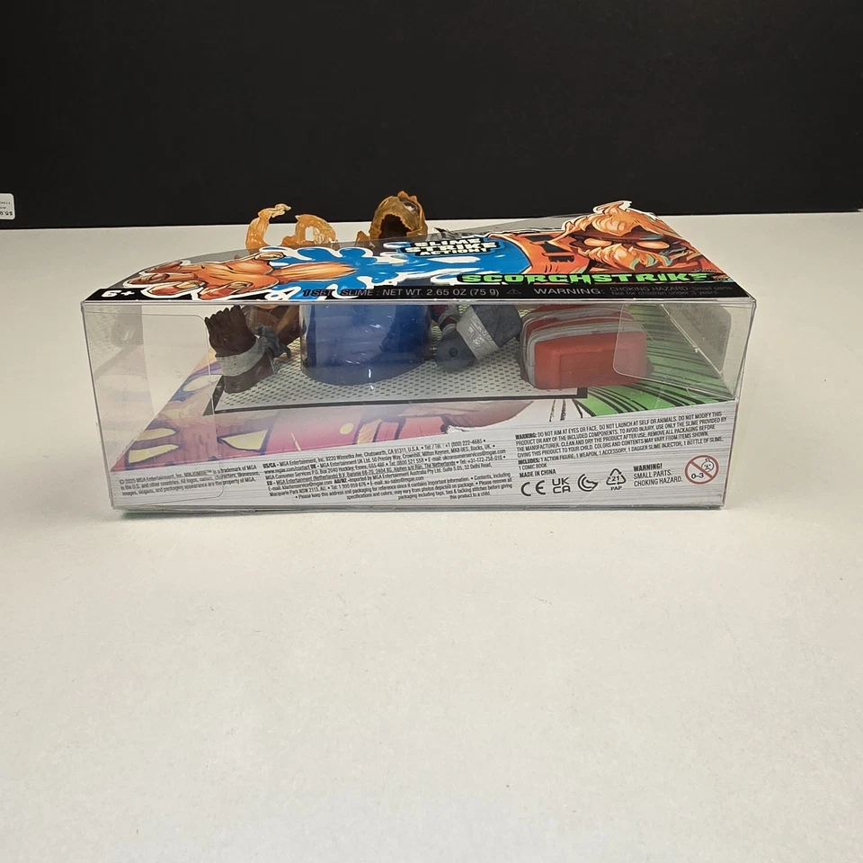 MGA Comics NINJOMBIE SCORCHSTRIKE Mix & Match Figure Weapon SLIME Comic Book - Image 4 of 4
