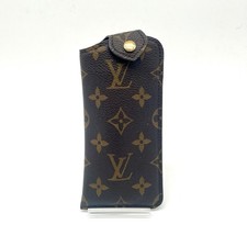 Louis Vuitton Monogram Eyeglass Case Etui Lunettes Rabat M66545 Brown Authentic