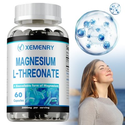 Magnesium L-Threonate 2000mg - Brain & Nervous System Health, Nootropic, Memory