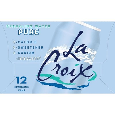 La Croix Sparkling Water, Pure, 12 Fl Oz (pack of 12)