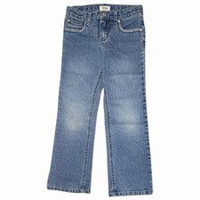 Circo Girls Size 5 Bootcut Jeans Rhinestone Embellished Y2K Adjustable Waist