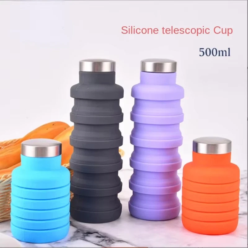 Silicone Collapsable Water Bottle