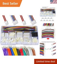 DIY-Friendly JST-XH 2.54mm Connector Kit with 100 Pre-Crimped Cables Sockets