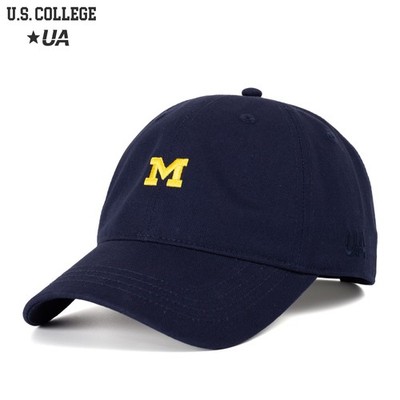 U.S. College Cap University of Michigan Logo Verstellbar Ohne Verstärkung