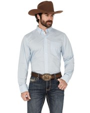 Wrangler Men's X Cody Johnson Geo Print Long Sleeve Button-Down Western Shirt -