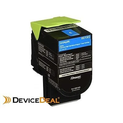 Lexmark C236HC0 CYAN HIGH YIELD RETURN PROGRAM TONER 2.3K FOR C2425DW MC2425DW - Picture 2 of 2