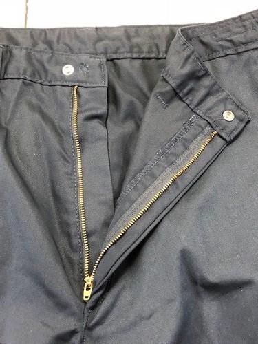 Enhanced (Hi Vis) Visibility Navy Blue Work Pants Orange tape - CU brand by REED - Picture 4 of 12