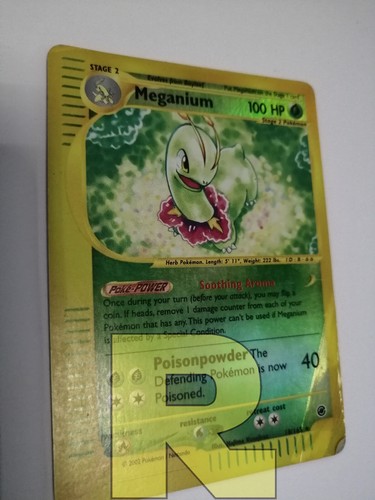 Meganium ® Expedition 54/165 ® Reverse Holo Foil ® Pokemon ® Inglese ® Poor - Picture 4 of 6