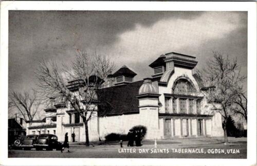 Ogden, UT Utah LATTER DAY SAINTS TABERNACLE Mormon/LDS/Church  ca1940's Postcard - Picture 1 of 2