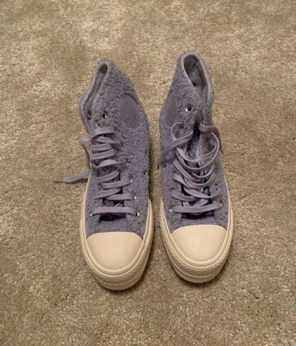 Converse All Star Hi Lift Sherpa hellblau Größe 4,5 brandneu im Karton - Bild 4 von 8