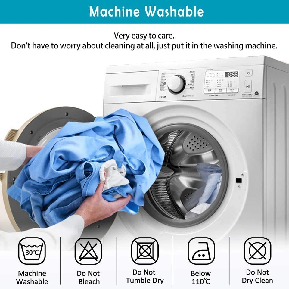 织物浴帘窗户印花防水浴室装饰带12个钩 — 第 4/4 张图片