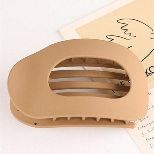 Flat Hair Claw Clips round Flat Hair Clips,4Pcs Strong Hold Lay down Womens Claw - Picture 5 of 11