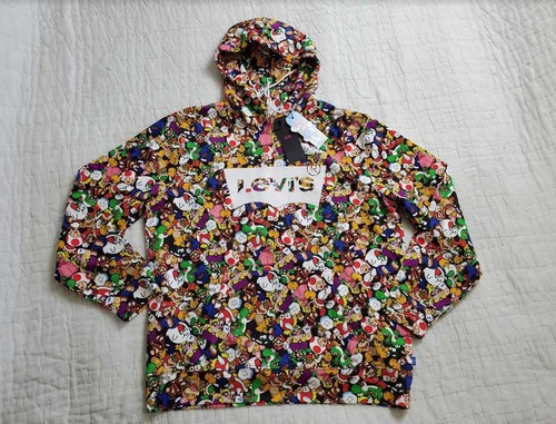 SUPER MARIO GRAPHIC PULLOVER HOODIE | eBay