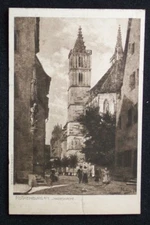 1910s Jakobskirche Rothenburg Germany Bavaria Co Postcard