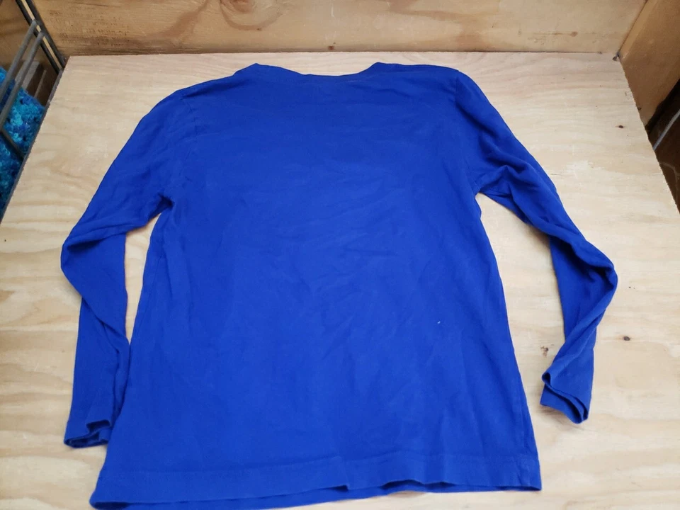 Crazy 8 spaceship blue spaceship blue long sleeve boy's shirt size medium 7/8 - Image 4 of 4