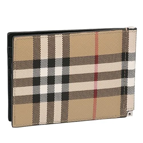 [Burberry] Money Clip Bifold Wallet 8062626 ARCHIVE BEIGE