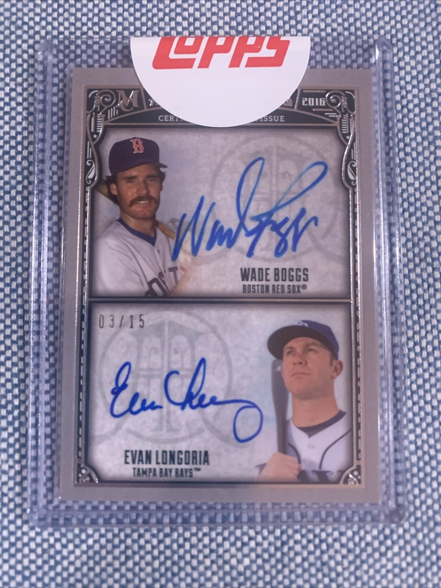 Evan Longoria Autographed Baseball Sports Trading Cards