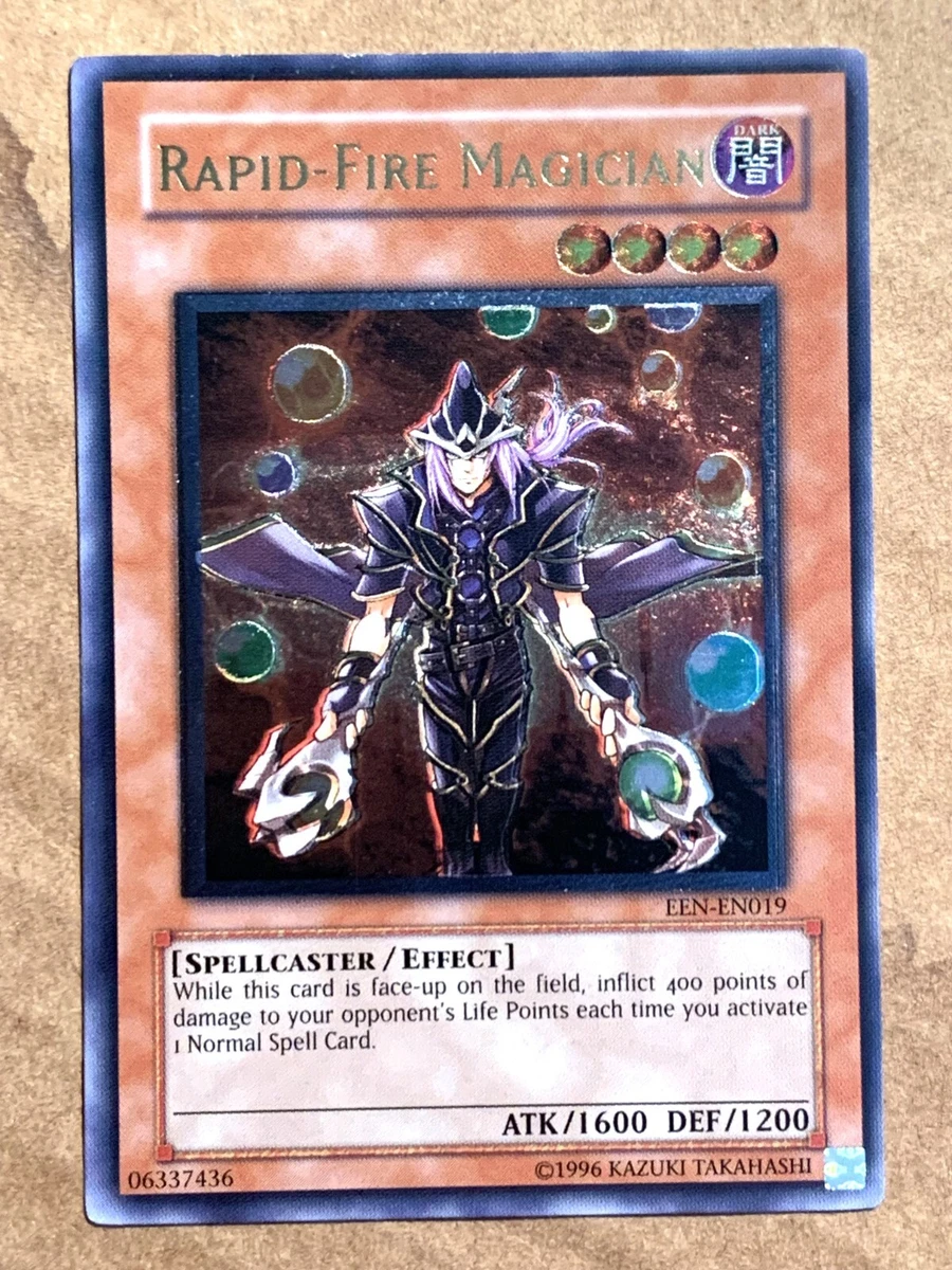 yugioh RAPID-FIRE MAGICIAN EEN-EN019 Ultimate rare Unlimited Edition near  mint | eBay