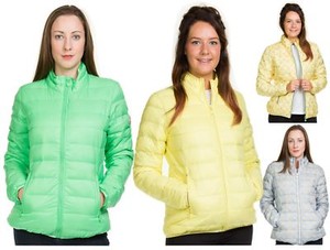 down feather jacket ladies