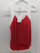 Zara WB Collection Delicate Color Block Tank Top - Women's Small  NEW 
