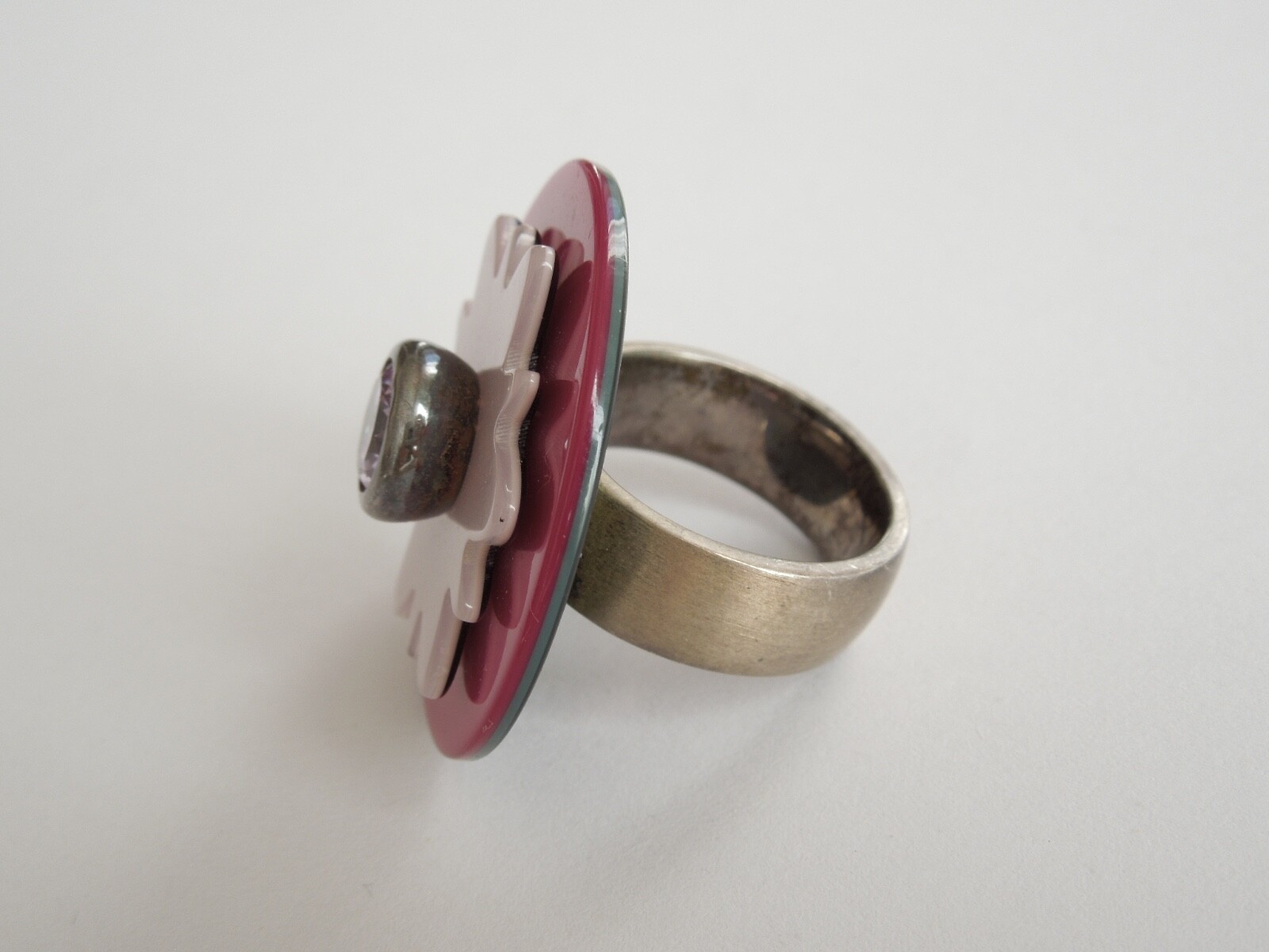 Ring 925 silver SIVV interchangeable ring color s… - image 5