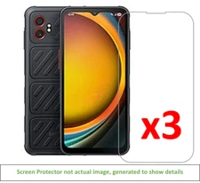 3x Samsung Galaxy XCover7 Pro Screen Protector w/ cloth
