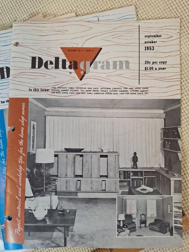 The Deltagram Magazine (Lot of 23) Jan 1950 - Feb 1954 (Missing 2) VTG Home - Picture 5 of 23