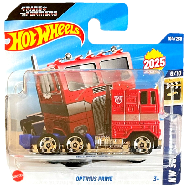 Hot Wheels - Optimus Prime - Transformers - Hw Sreen Time 2025 - HYW26-image