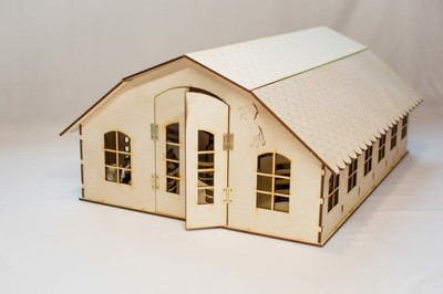 schleich wooden stable