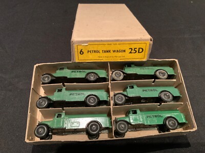 Dinky Toys 25d Benzintankwagen Trade Box mit 6 Modellen