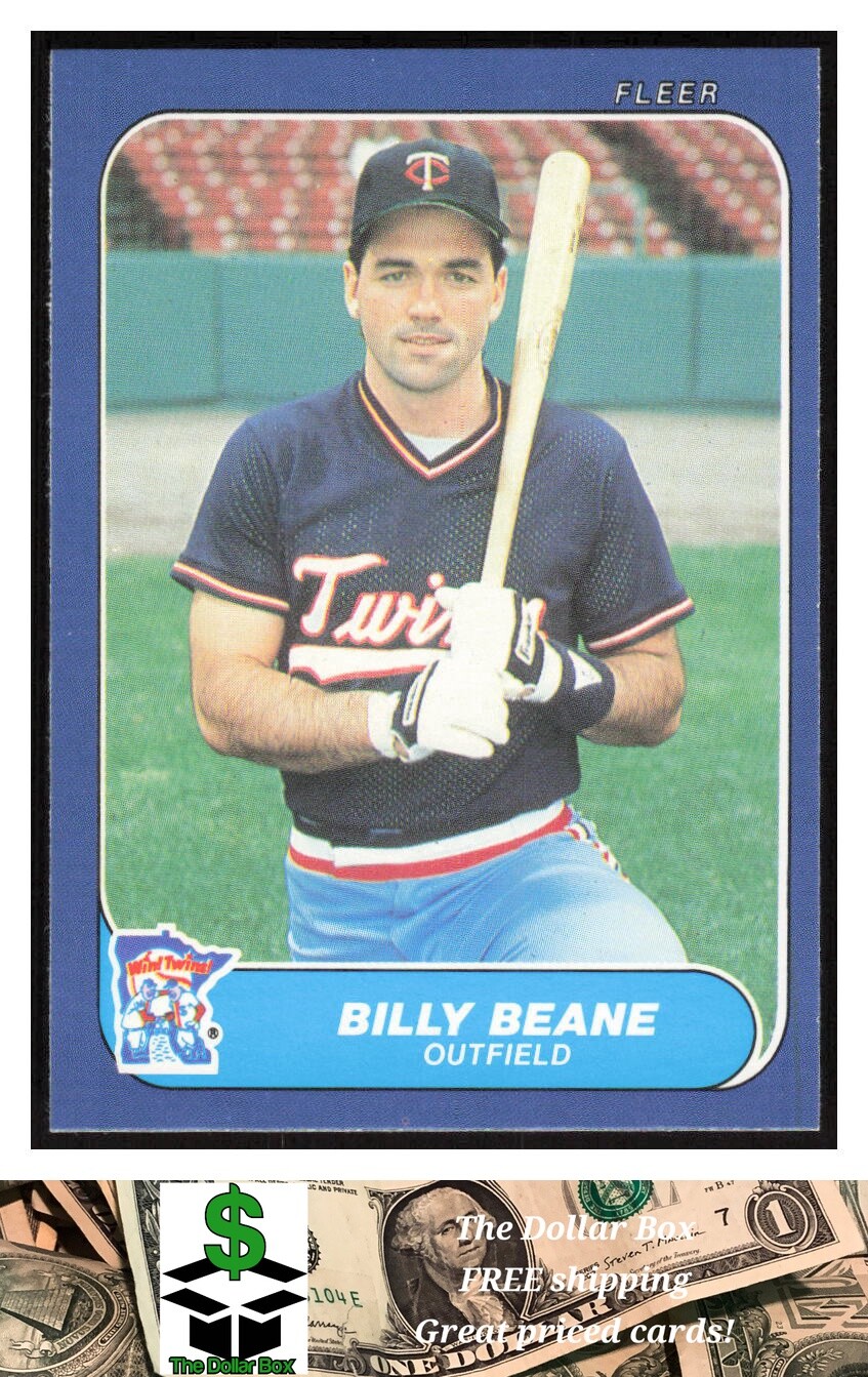 1986 Fleer Update #U-11 Billy Beane - Minnesota Twins