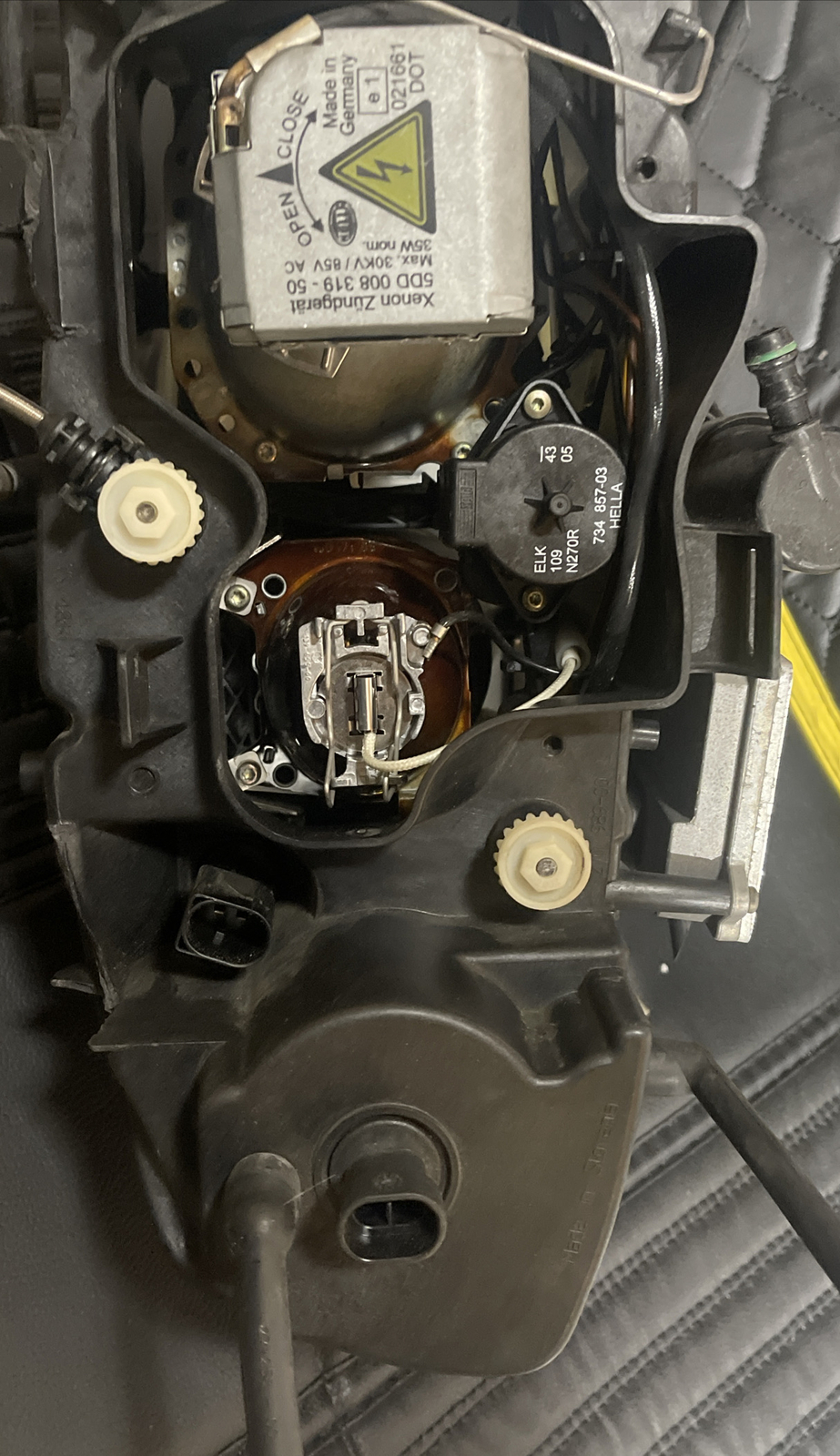 05-08 MASERATI QUATTROPORTE XENON ADAPTIVE HEADLIGHT LEFT DRIVER SIDE