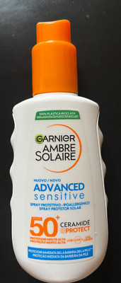 Garnier Ambre Solaire SENSITIVE Advanced spray 150ml SPF 50+ New
