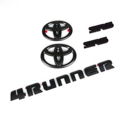 For 2014 - 2022 TOYOTA 4RUNNER SR5 MATTE BLACKOUT EMBLEM OVERLAY - Foto 10