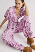 SPELL Mossy Jumpsuit Playsuit Lilac Size XXS SP2