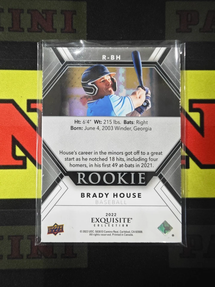 2022 Exquisite Collection Rookie Brady House /149 - Image 2 of 2