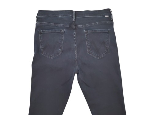 Mother Insider Crop Step Fray 34 (Meas 32x26 11.5" High Rise) Dark Jeans A10 - Picture 4 of 12