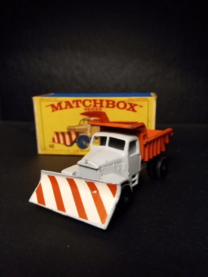 MATCHBOX #16c  Scammell Mountaineer SnowPlow BPW In Solid Original E4  Box - Image 3 of 4