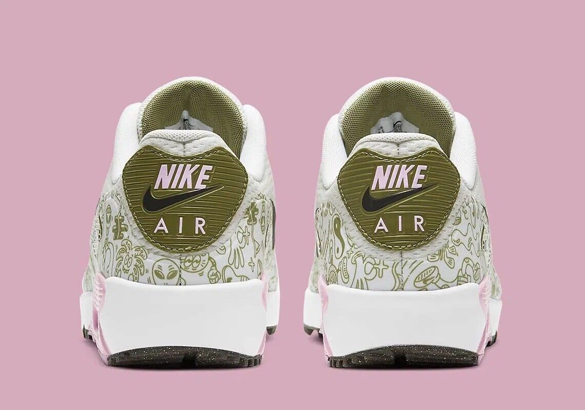 Nike Air Max 90 NRG Golf Shoes Space Alien Size 9 CU9980-100 Nike Air Max 90 NRG Golf Shoes Space Alien Size 9 CU9980-100