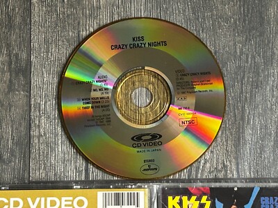 KISS Crazy Crazy Nights (GOLD DISC CD Video Mercury Japan ) for