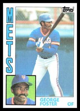 1984 Topps George Foster #350 New York Mets 5C