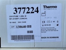 1 Case/500 Thermo 377224 Nunc Biobanking and Cell Culture Cryogenic Tubes 1.0mL