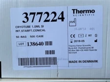 1 Case/500 Thermo 377224 Nunc Biobanking and Cell Culture Cryogenic Tubes 1.0mL